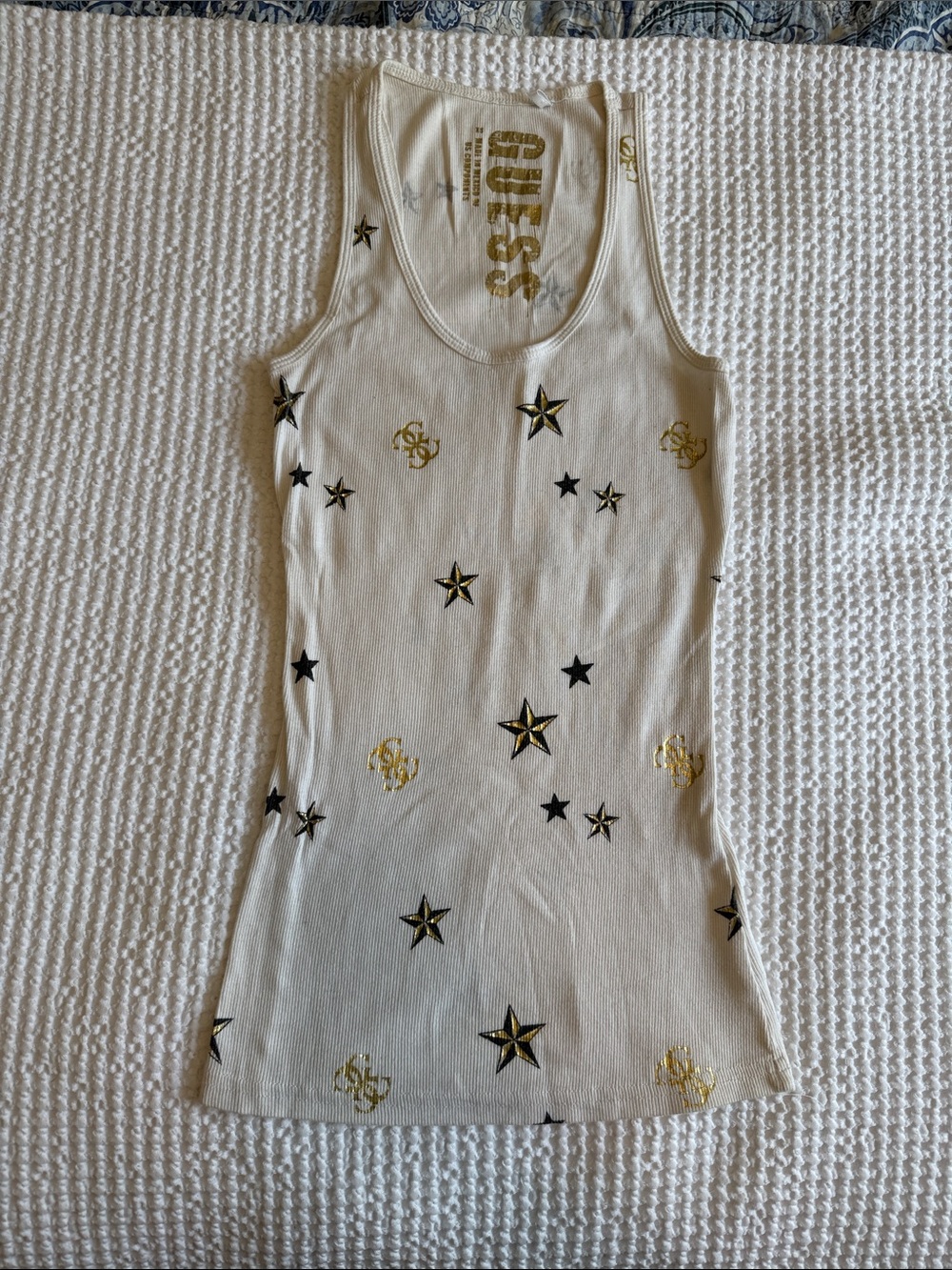 Vintage Y2K GUESS Ribbed Tank